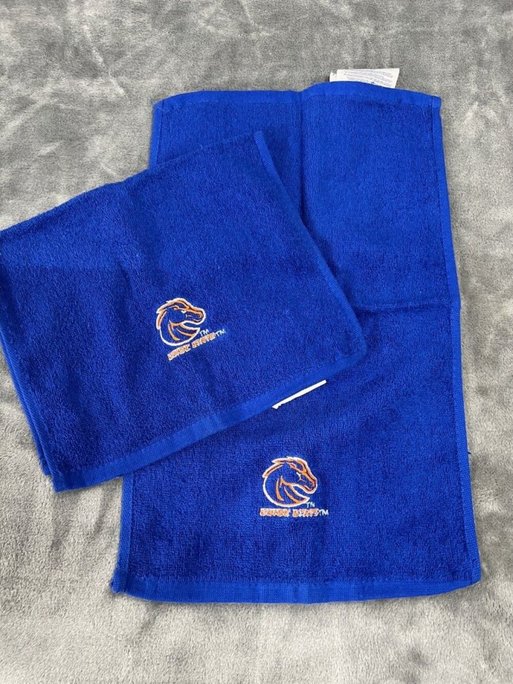 2x Boise State Towel 12x19" BSU Bathroom Kitchen Hand Wash Gym Workout NCAA